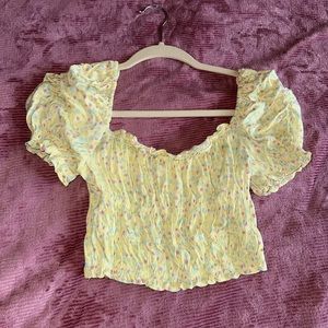 cute pastel easter spring crop top